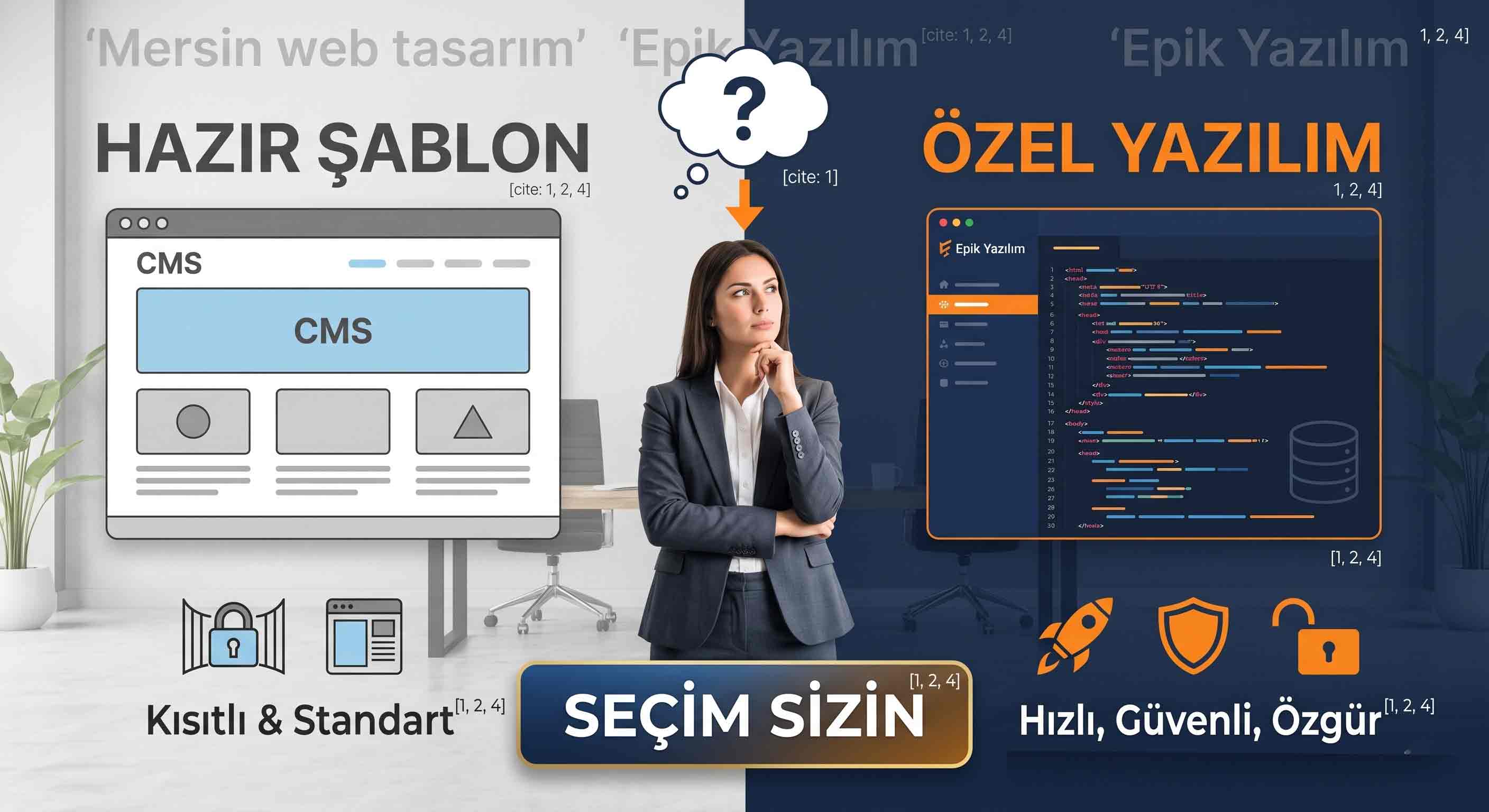 Hazır Şablon mu, Özel Yazılım mı? İşletmeniz İçin Hangisi Doğru?